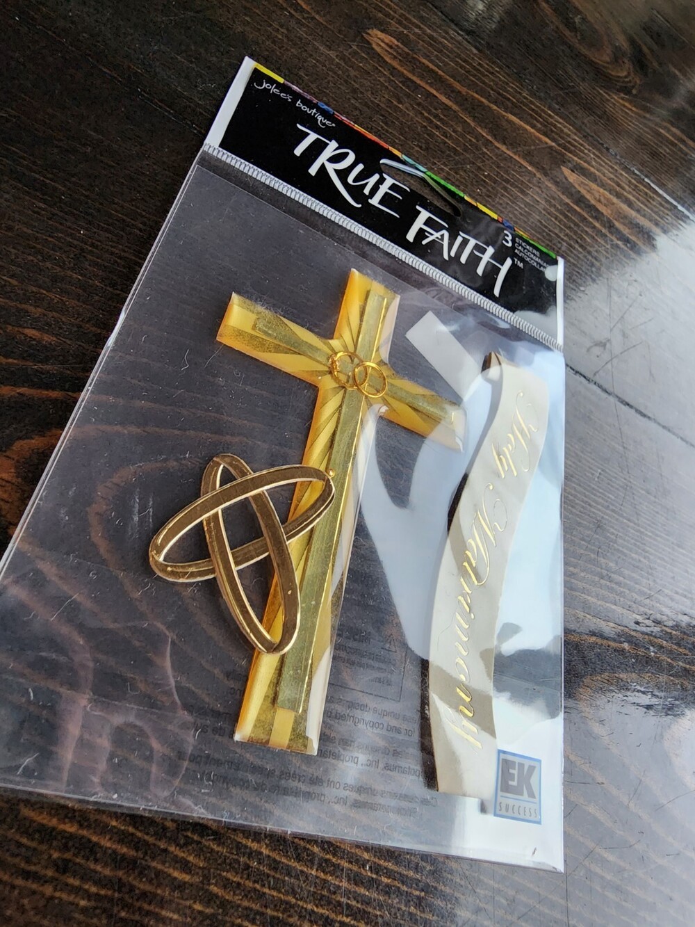 VERY RARE Jolee's True Faith Wedding Scrapbooking Stickers Retired NEW HTF #18